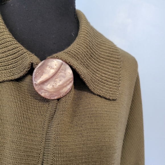 Lots Wool Blend Dolman Wide Sleeve Cardigan Size M - Picture 3 of 10